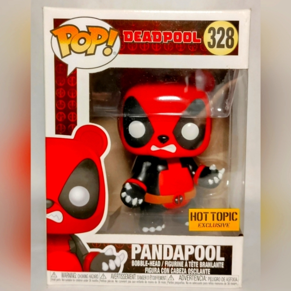 Deadpool Pandapool and Clown Deadpool Set NIB Hot Topics